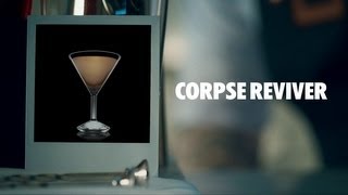 CORPSE REVIVER DRINK RECIPE  HOW TO MIX [upl. by Alodee286]