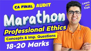 1820 Marks  LIVE Professional Ethics Marathon  CA Shubham Keswani AIR 8 [upl. by Nagorb]