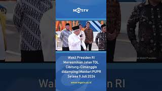 Wakil Presiden RI Meresmikan Jalan TOL CibitungCimanggis [upl. by Christianson]