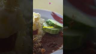 Traditional Malaysian Dishes Nasi Lemak Recipetrending recipe youtubeshorts food malaysia [upl. by Retha]