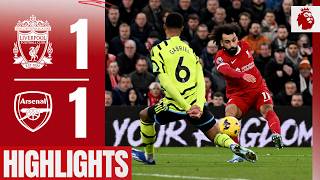 Mo Salah Scores in Premier League Draw  Liverpool 11 Arsenal  Highlights [upl. by Onig182]