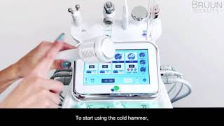 How to Use 3 Hydra Aqua Peeling F Machine 7 in 1 Tutorial Screen  h2o2 Facial Machine [upl. by Bruni65]