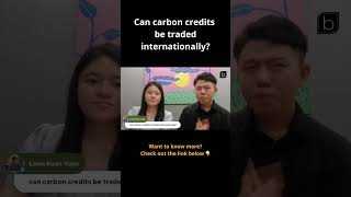 Can carbon credits be traded internationally carbon carboncredits carbontrading [upl. by Nithsa]