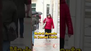 La borrasca Nelson nos deja Semana Santa pasada por agua en Madrid [upl. by Llerdnod]