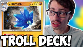 This Troll Deck Will Drive Your Opponents CRAZY Double Glimmora Combo Deck PTCGL [upl. by Cybill356]