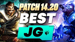 The BEST Junglers For All Ranks On Patch 1420  Season 14 Tier List League of Legends [upl. by Cordle455]