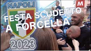 Festa Scudetto a Forcella  Pellegrinaggio al Maradona 🇮🇹 [upl. by Leander]