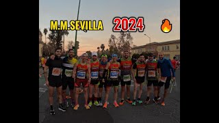 MEDIA MARATON SEVILLA 2024 LOS GORRAS RUNNER [upl. by Eimaraj]