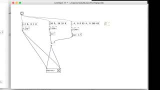 003 Pure Data  TR909 style kick and tom synthesis [upl. by Colon]