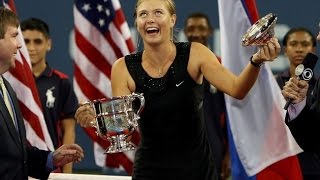 Maria Sharapova vs Justine Henin 2006 US Open Highlights [upl. by Ahsaetal]