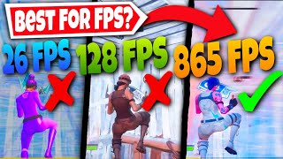 BOOST FPS in ALL Rendering Modes Dx12 Dx11 amp Performance Mode Best Settings To Max Fortnite FPS [upl. by Newkirk988]