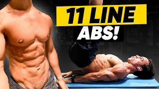 11 LINE ABS WORKOUT UPPER LOWER ABS amp OBLIQUES WORKOUT [upl. by Blim]