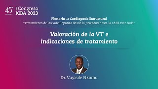 Valoración de la válvula tricúspide e indicaciones Dr Vuyisile Knomo [upl. by Traver]