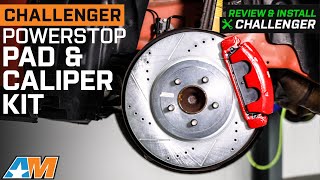 20122020 Challenger PowerStop Z23 Evolution Sport Brake Rotor Pad and Caliper Kit Review amp Install [upl. by Niai215]