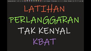 Fizik Tingkatan 4 Bab 2 KBSM Latihan Perlanggaran Tidak Kenyal KBAT [upl. by Leunammi]