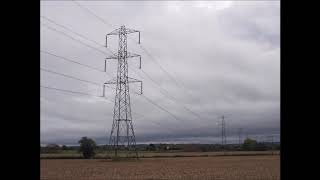 Pylons Hinkley Point  Melksham ZG Route Part 3 [upl. by Atoiyanap]