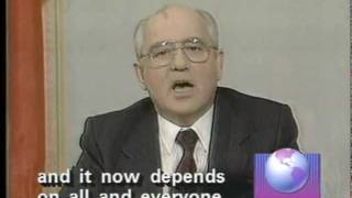 Gorbachev Resigns December 25 1991 [upl. by Anev]