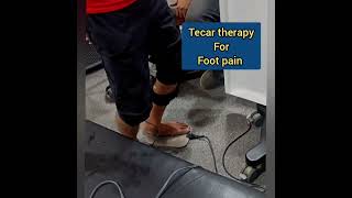 Tecar therapy physiotherapy stiffness jointinflammation jointpain footpain😇 parbhanicity [upl. by Arymas493]