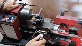 Aprendiendo a usar mini torno 1a parte  1 [upl. by Notaes]