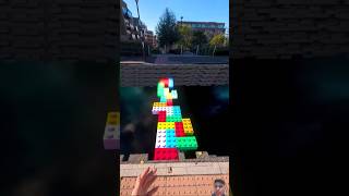 Why did the LEGO chicken cross the road minecraft funny 😝 minecraftideas minecraftfigures [upl. by Eintruok]