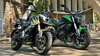 Bajaj Pulsar Ns400 Vs Dominar 400 Detailed Comparison Exhaust Sound amp On Road Prices [upl. by Puto]