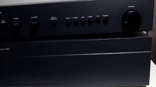 NAD Preamplifier114 end Amplifier214 [upl. by Yasui157]