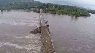 Inondations du Pont de SAMPZON 07  by DroneArdèche® [upl. by Marx]