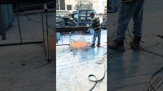 See what happens when cutting iron with the help of a gas furnace aluminumrepair editorberkelas y [upl. by Idnar237]