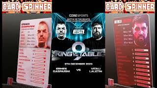 Ermes Gasparini 🇮🇹 vs Vitaly Laletin 🇷🇺 🔴LIVE 09122023🔴KING OF THE TABLE 9 💪 tcg armwrestling [upl. by Eded89]