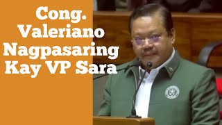 Cong Valeriano Nagpasaring Kay VP Sara congress philippines houserepresentative [upl. by Suzie]