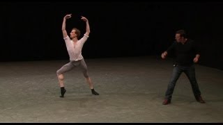 Alexei Ratmansky rehearses 24 Preludes with The Royal Ballets Edward Watson [upl. by Hanafee]