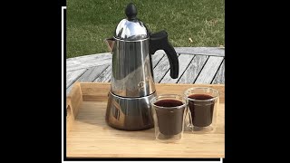 Comment utiliser une véritable cafetière italienne [upl. by Danyluk]