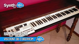 VISCOUNT DB3 OBERHEIM HAMMOND CLONE  Synthcloud [upl. by Idola]