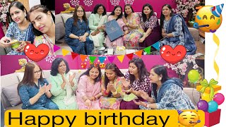 Birthday party vlog 🥳🥰 Happy birthday 🎂 trendingshweta [upl. by Srednas]