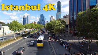 Istanbul Turkey 🇹🇷 Walking Tour 4K MaslakLeventSisliTaksim [upl. by Durware]