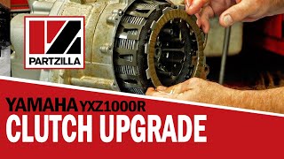 Yamaha YXZ1000R Clutch Replacement  YXZ1000R Clutch Upgrade  YXZ1000 GYTR Clutch  Partzillacom [upl. by Mcknight744]