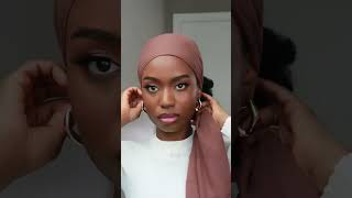 I think it looks like royalty👸🏾 scarf scarftutorial headscarf headwrap naturalhair [upl. by Wyatan]