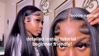 Detailed Straight 20 inch Wig Install Tutorial  Beginner Friendly af  BestLaceWigs [upl. by Liw381]