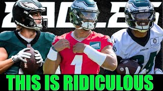 Jalen Hurts being OUTPLAYED by Kenny Pickett STOP 🤬 Eagles got 6 FIRST Rounders this OFFSEASON [upl. by Cirdahc448]