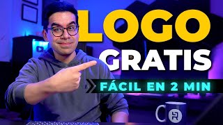 Cómo hacer un LOGO GRATIS Online para NEGOCIO en 2 minutos 🚀 Fácil con fondo transparente 😎 2025 [upl. by Knowland]