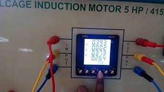 Locked or Blocked rotor test Short Circuit Test on 3 phase induction motor [upl. by Inotna]