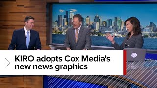 KIRO 7 Seattle new Cox Media Group graphics package [upl. by Nelyk277]