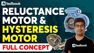 Reluctance and Hysteresis Motor Working Principle in Hindi  Important MCQ for SSC JE Electrical [upl. by Nassi]