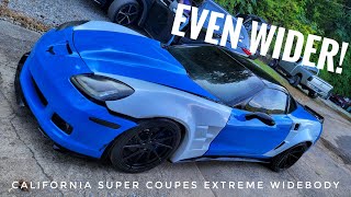 My C6 Corvette got even WIDER  California Super Coupes  Car Reveals [upl. by Suoirtemed772]