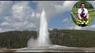 Old Faithful Geyser  Yellowstone National Park HD [upl. by Aitropal]