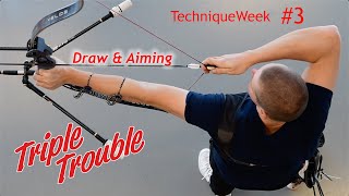 ARCHERY DRAW and AIMING  TechniqueWeek 3 [upl. by Ashil407]