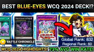 BEST BLUEEYES WCQ 2024 DECK WCQ 2024 HIGHLIGHTS  INSANE RESULTS Yugioh Duel Links [upl. by Eanat727]