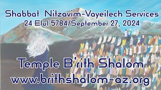 Shabbat NitzavimVayeilech Services [upl. by Nospmas]