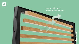 Removing  replacing louvers [upl. by Aneehsram156]