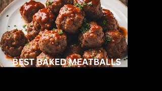 My Easy Recipe for OvenBaked Meatballs [upl. by Lirva]